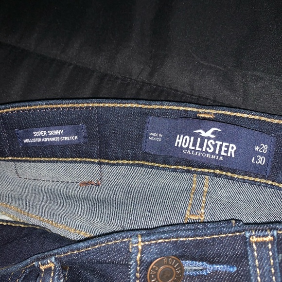 Hollister Super Skinny Jeans 28x30 Advance Stretch - Picture 2 of 4